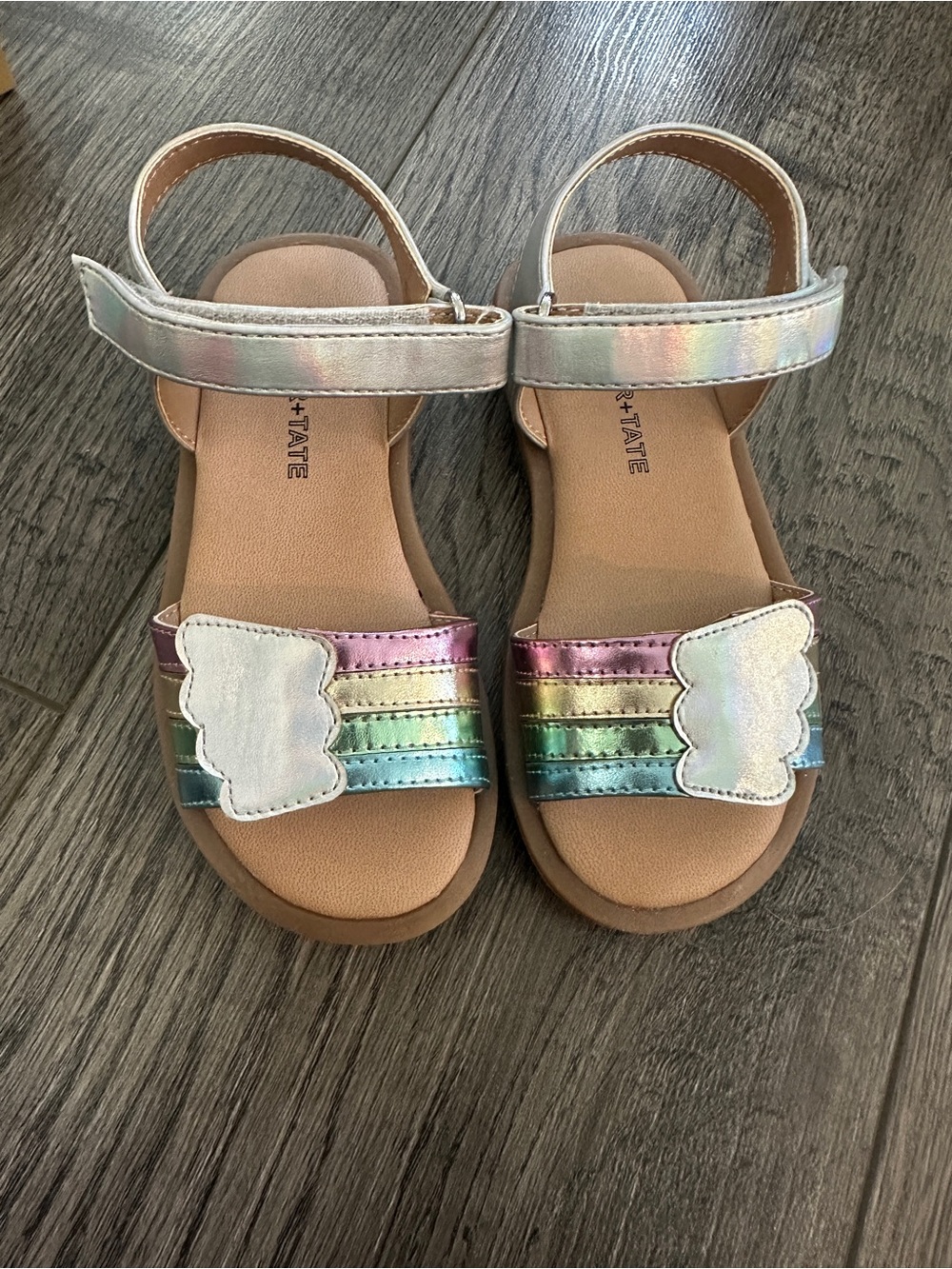 Tucker + Tate Rainbow Cloud Sandals Toddler Size 8 NIB Nordstrom